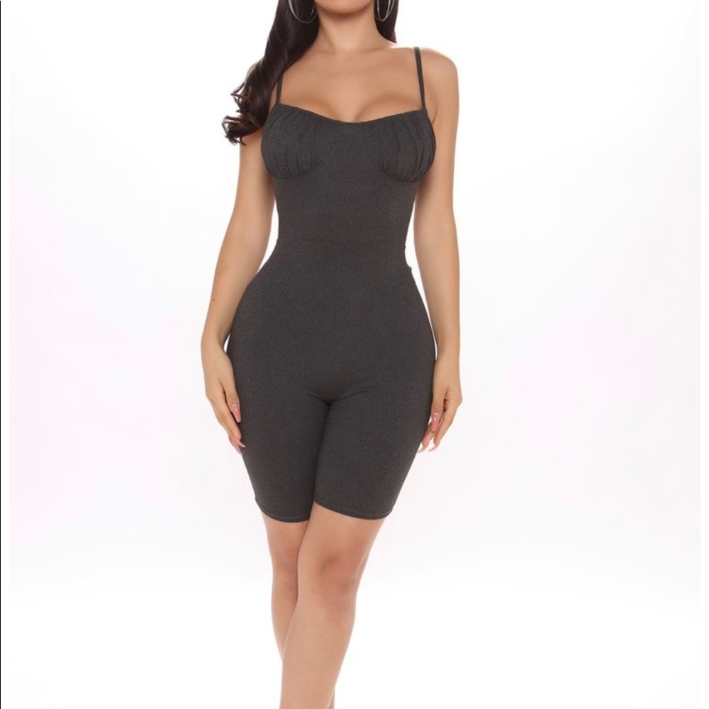 Running Games Ruched Romper NEVER WORN